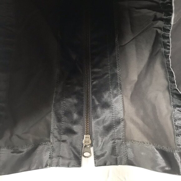 Vintage Y2K Bebe Skirt Womens 10 Metallic Ruched Rave Club Disco McBling Party - Picture 11 of 16